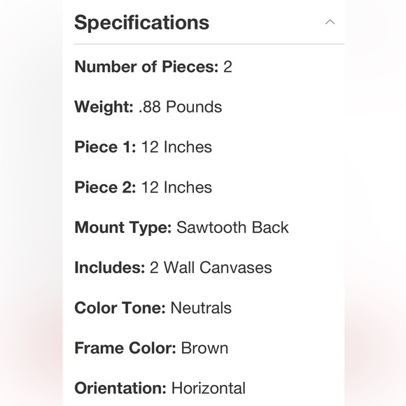 STUDIO MCGEE NWT 2pc instruments wall art set -12” -drum & horn - Picture 6 of 8